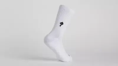 Weiße Baumwoll-Tennissocken Tall - Größe M Premium Sportsocken - Bekleidung