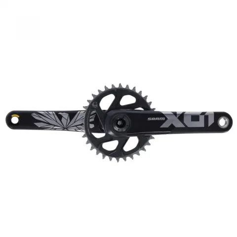 SRAM X01 Eagle Boost DUB Kurbelgarnitur 175 mm schwarz - leichte Carbon-Performance für…