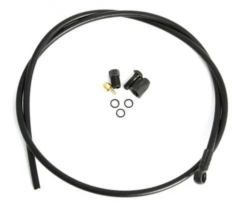 Hayes Bremsleitung Stroker schwarz 160 cm schwarz - präzise Bremsperformance für Scheibenbremsen