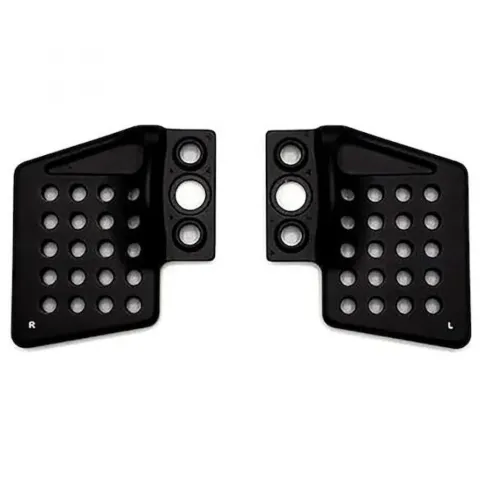 Vision Einstellplatten für Armauflagen Set Schwarz - präzise Einstellung der Auflagenposition