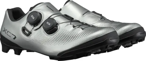 SHIMANO Fahrradschuhe XC703 Herren/Damen MTB SPD Typ Fahrradschuhe - Größe 39, Silber