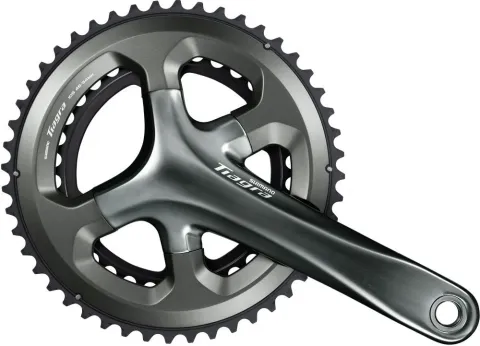 SHIMANO Kurbelgarnitur TIAGRA FC-4700 - 10-fach, 165 mm, 48-34 Zähne, 34 Zähne, Grau