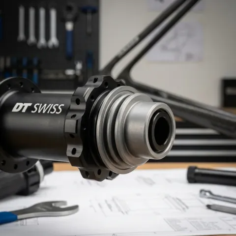 DT Swiss Umrüstkit Achse 12 mm - Steckachsen-Umrüstung für Laufräder - Naben Umrüstkits Achse