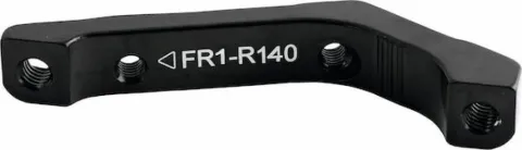 TRP Bremssatteladapter Flatmount auf Postmount Ø 140 mm Schwarz - sichere Montage hinten