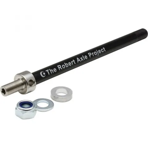 The steckachse robert axle kid214 12x172/178 178 Schwarz - stabile Anhänger-Steckachse