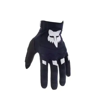 FOX Dirtpaw Vollfingerhandschuhe Schwarz/Weiß XL