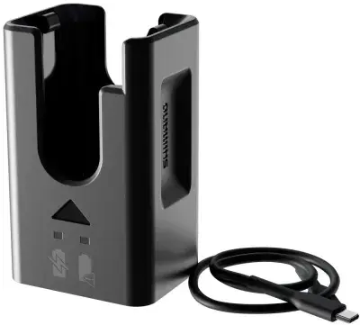 SHIMANO Ladegerät EC-DN100 für Di2 Komponenten - Schnellladegerät für elektronische Schaltgruppen