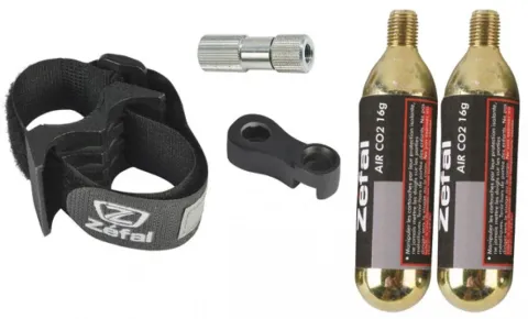 Zéfal CO?-EZ Adapter-Kit 16 g - schnelle, präzise CO?-Reifenbefüllung