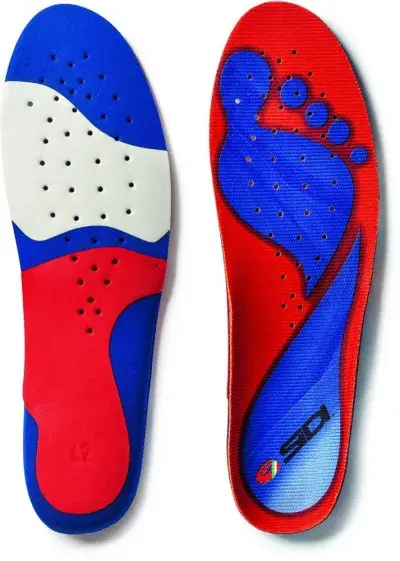 Sidi Einlegesohle Memory 42 Rot/blau - maximaler Komfort und passgenauer Halt