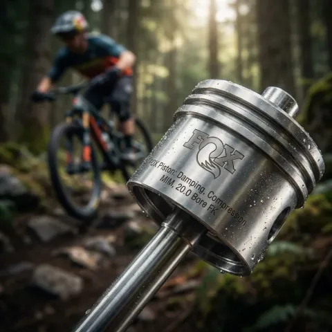 FOX Piston: Damping, Compression, MIM, 20.0 Bore FK - präzise Dämpfungsregelung