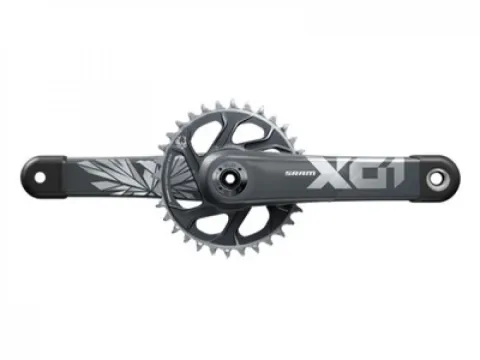 SRAM X01 Eagle Boost DUB Kurbelgarnitur 170 mm schwarz - leichte Performance für 1x12 MTB-Antriebe