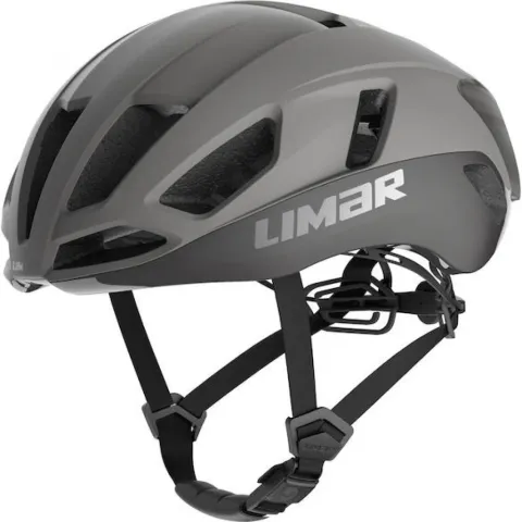 Limar Air Atlas Matt Gray M Grau - aerodynamischer Rennradhelm mit Top-Belüftung