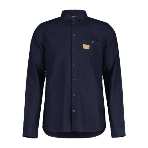 MAGURA Night Blue Shirt highfivemtns, L Blue - funktionelles Freizeit- und Bike-Hemd