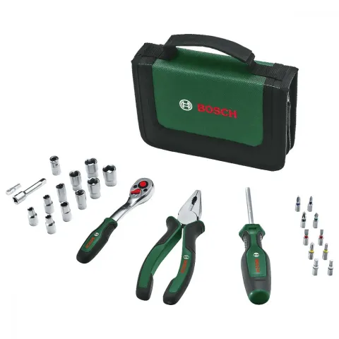 Bosch PowerTools Mobility Werkzeug Set 26-teilig - kompakte Allround-Lösung für unterwegs