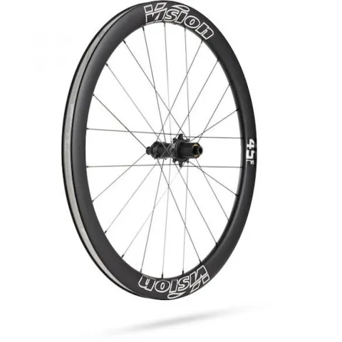 Vision Laufradsatz Metron 45 SL Disc 622x21x45 mm Schwarz/silber - aerodynamischer…