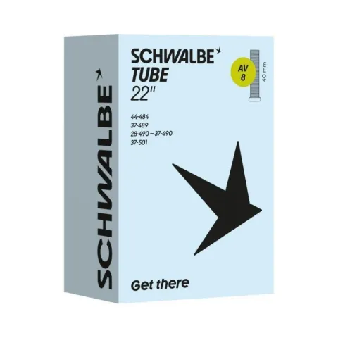 Schwalbe Schlauch Nr. 8 22 Zoll - AV 40 mm, 28/44-484/501