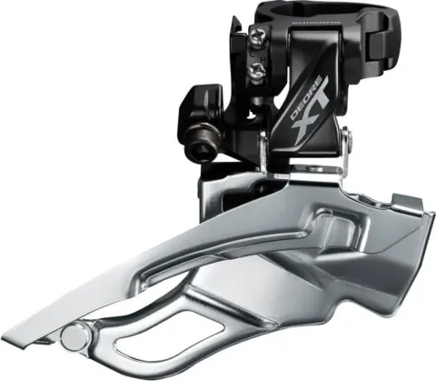 Retoure: SHIMANO DEORE XT FD-T8000 Umwerfer 3-fach Trekking, Schelle hoch, Dual-Pull - präzise…