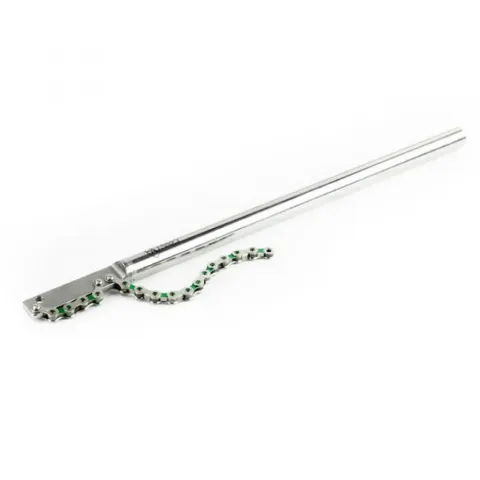 Abbey Tools Kettenpeitsche Whip-It Track 432 mm Silber, grün - maximale Hebelwirkung für Bahnräder