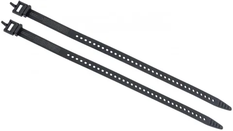 CONTEC Fixstrap Spanngurte Größe L 19 x 500 mm schwarz 2er-Set