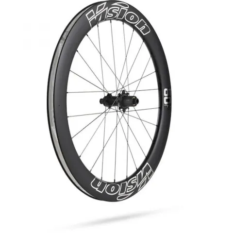 Vision Laufradsatz Metron 60 SL Disc 622x21x60 mm Schwarz/silber - aerodynamische Carbon-Performance