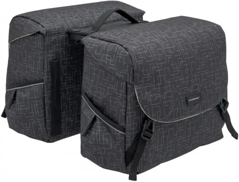 New Looxs Doppelpacktasche Mondi Joy Double RT 2×18L Black - viel Stauraum für Alltag und Tour