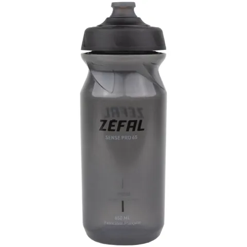 Zéfal Trinkflasche Sense Pro 650 ml Schwarz - auslaufsichere Sport-Trinkflasche