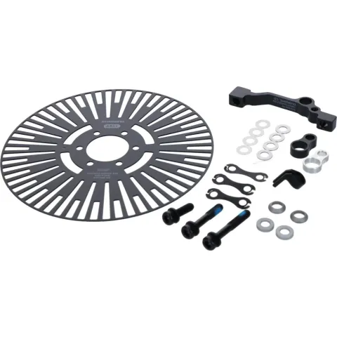 SHIMANO Sensorscheibe + Halterungs-Set BS-SS310-S, 6-Loch, S - präzise Montage für 200/220 mm…