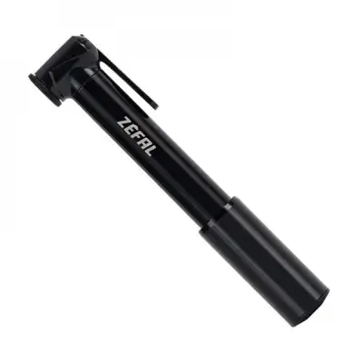 Zéfal Miniluftpumpe Road Micro Schwarz Schwarz - zuverlässige Pumpe für Rennrad & Triathlon