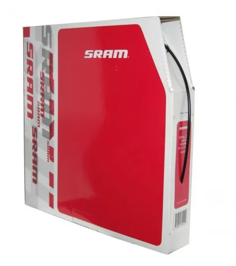 SRAM Außenhülle für Schaltzug 30 m x 4 mm schwarz - präzise Schaltperformance für Werkstatt und…