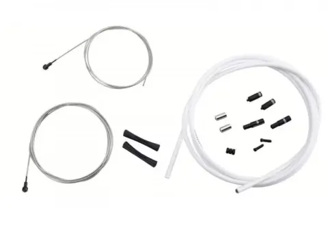 SRAM Schalt-/ Bremskabel-Kit SlickWire Pro weiß - präzise Schalt- und Bremsperformance für Rennrad…
