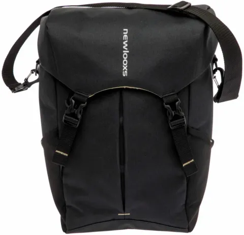 New Looxs Radtasche Sports Black 18 l Black - wasserdichte Einzeltasche für Alltag & Tour