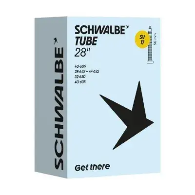Schwalbe Schlauch Nr. 17 28 Zoll - SV 50 mm