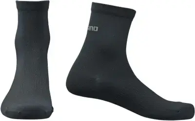 SHIMANO PERFORMANCE MID SOCKS BLACK Größe M BLACK - atmungsaktive Radsocken für maximale Performance