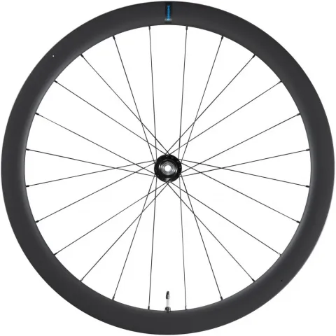 SHIMANO Vorderrad WH-RS710 C46 TL Laufrad - Rennrad Vorderrad für Scheibenbremse 28" 24 Loch…