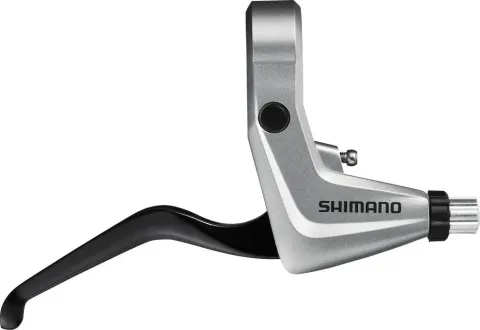 SHIMANO Bremshebel BL-T4010 Paar 3-Finger Silber - effiziente Trekking-Bremskontrolle