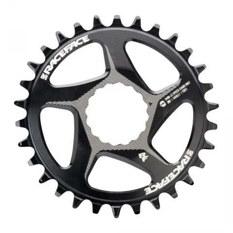 Race Face Cinch Direct Mount Kettenblatt, 55mm, 30 Z., schwarz - präziser Antrieb für Shimano…
