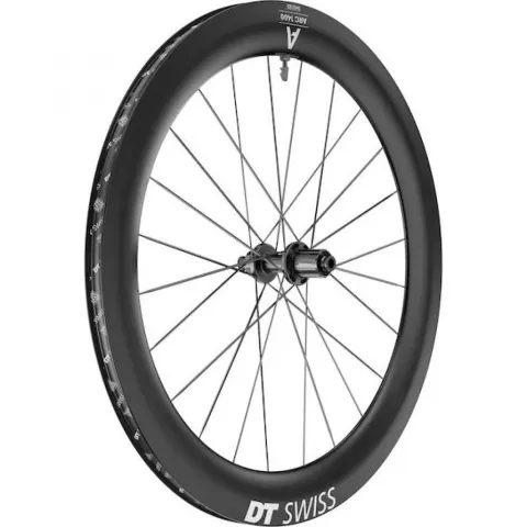 DT Swiss Laufrad ARC 1400 Dicut 65 622 x 22 mm Schwarz - aerodynamisches Carbon-Rennradlaufrad -…