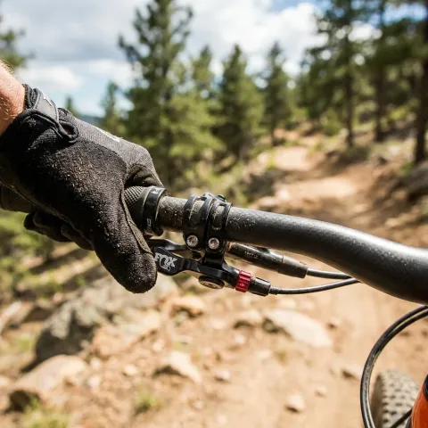 FOX Lever: CD Adj, 2020 DPS Factory, AL 6061 SH - Remote-Hebel für Dämpfer Mountainbike…