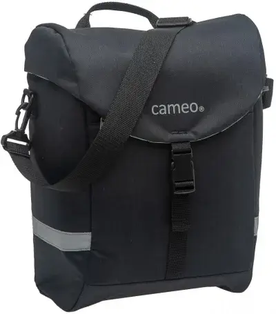 New Looxs Radtasche Cameo Single Black Einzeltasche Black - vielseitige Gepäckträgertasche