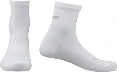 SHIMANO PERFORMANCE MID SOCKS WHITE Gr. S/M WHITE - atmungsaktive Radsocken