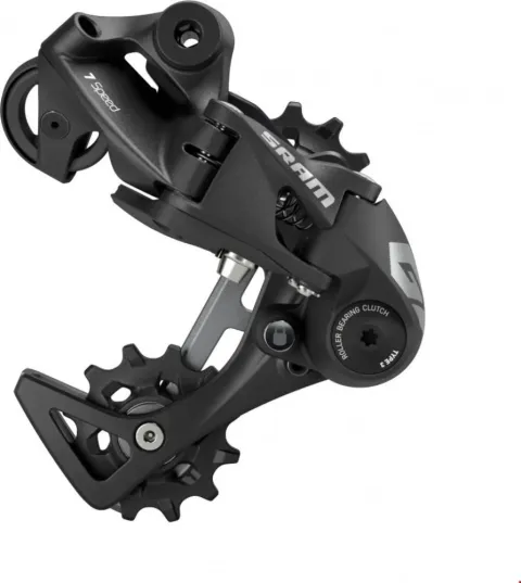 SRAM GX DH 7-fach Schaltwerk, schwarz, Medium Cage - präzise Downhill-Schaltperformance