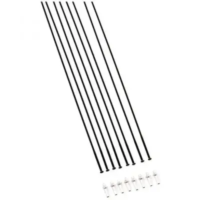 DT Swiss Speichenkit für GRC 1400 DICUT 700C Schwarz - Original Ersatzspeichen - Speichen Zubehör