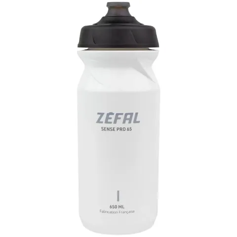 Zéfal Sense Pro 650 Trinkflasche 650ml Grau - Auslaufsichere Fahrrad Sportflasche