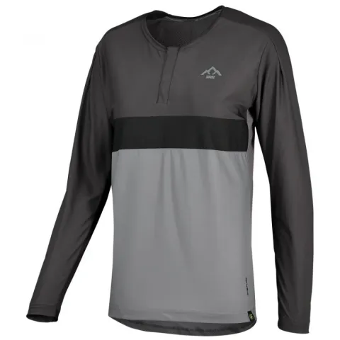 IXS Sports Division iXS Flow XTG Women's Long Sleeve Henley 40 graphite/black - wetterfestes…