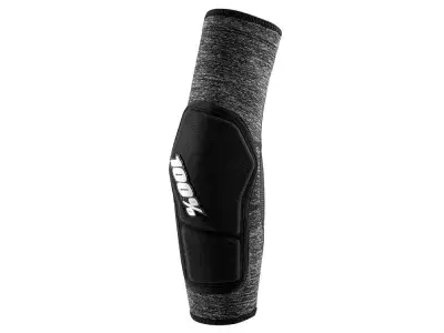 100% Ridecamp elbow pads XL Grey Heather / Black - leichter Ellbogenschoner mit Top-Belüftung