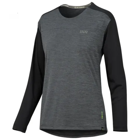 IXS Sports Division iXS Flow X Women longsleeve 42 black/graphite - atmungsaktives Bike-Jersey