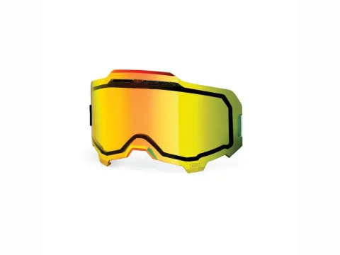 100% Armega Replacement lens - Inj. dual pane vented mirror unis gold - klare Sicht & optimaler…