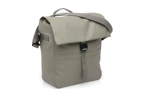 New Looxs Radtasche Leeds Single Taupe 18-20 l - praktische Alltags-Gepäckträgertasche