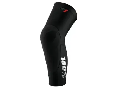 100% Teratec knee guards L black - leichte, flexible MTB-Knieprotektoren