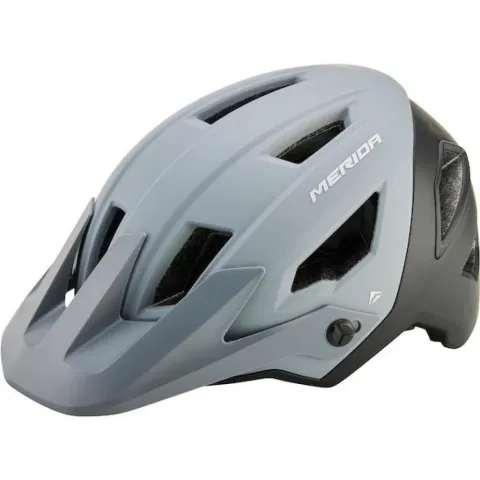 Merida Helm Trailbanger grau/schwarz 58-62 cm - leichter Enduro- und Trail-Schutz